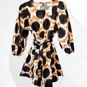 NWT Maeve by Anthropologie Destin Poplin Mini Dress